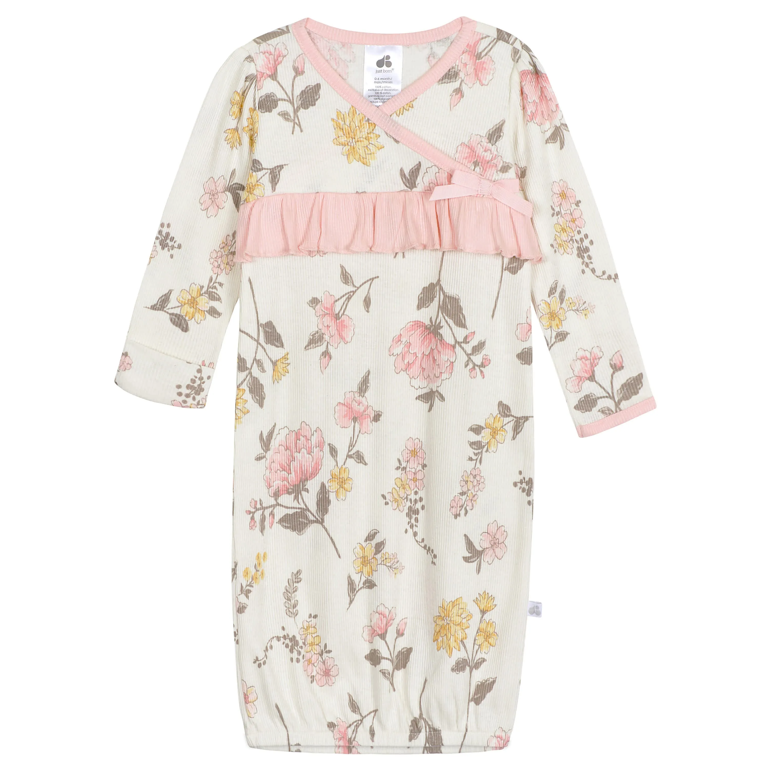 Baby Girls Vintage Floral Gown