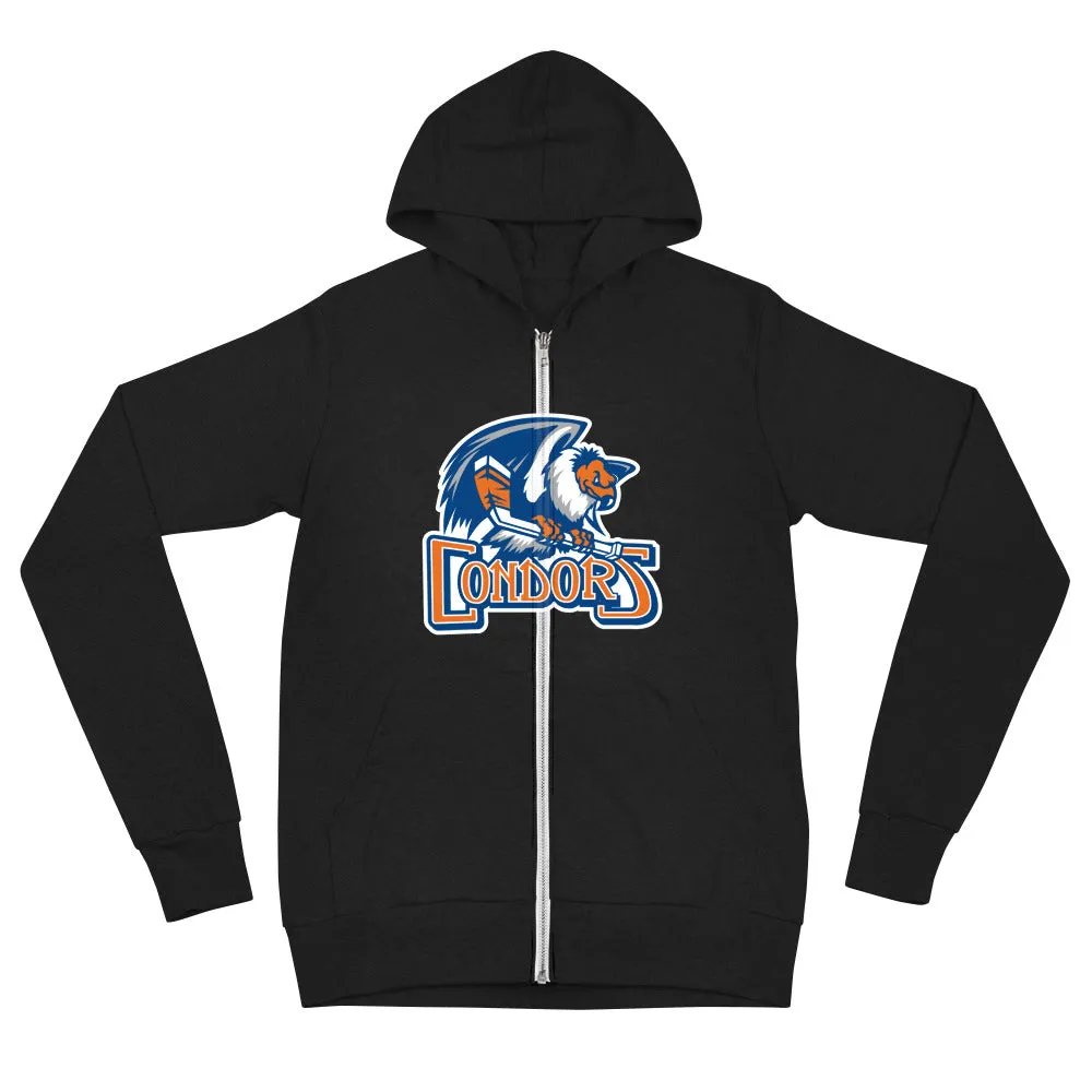 Bakersfield Condors Adult Primary Logo Full Zip Hoodie