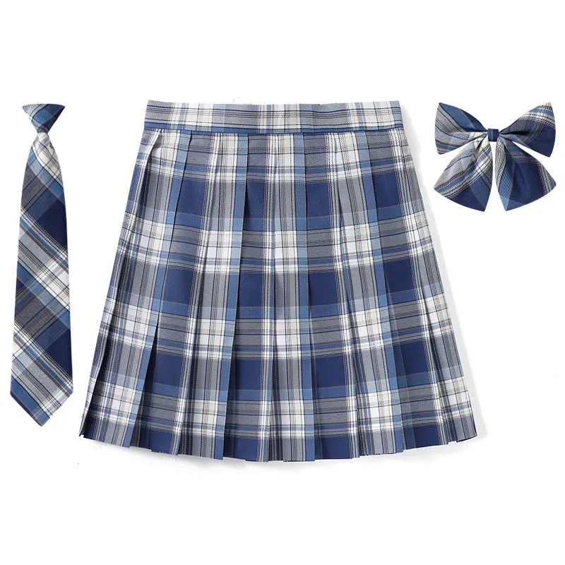 Blue Sea JK vintage plaid uniform skirt