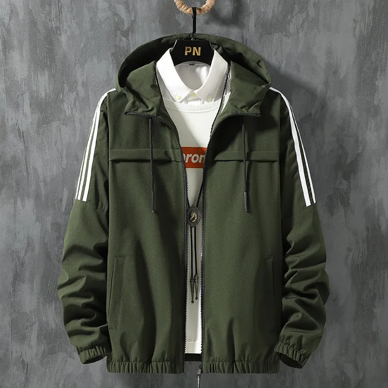 Cargo Trendy Stylish Jacket Hooded Outerwear