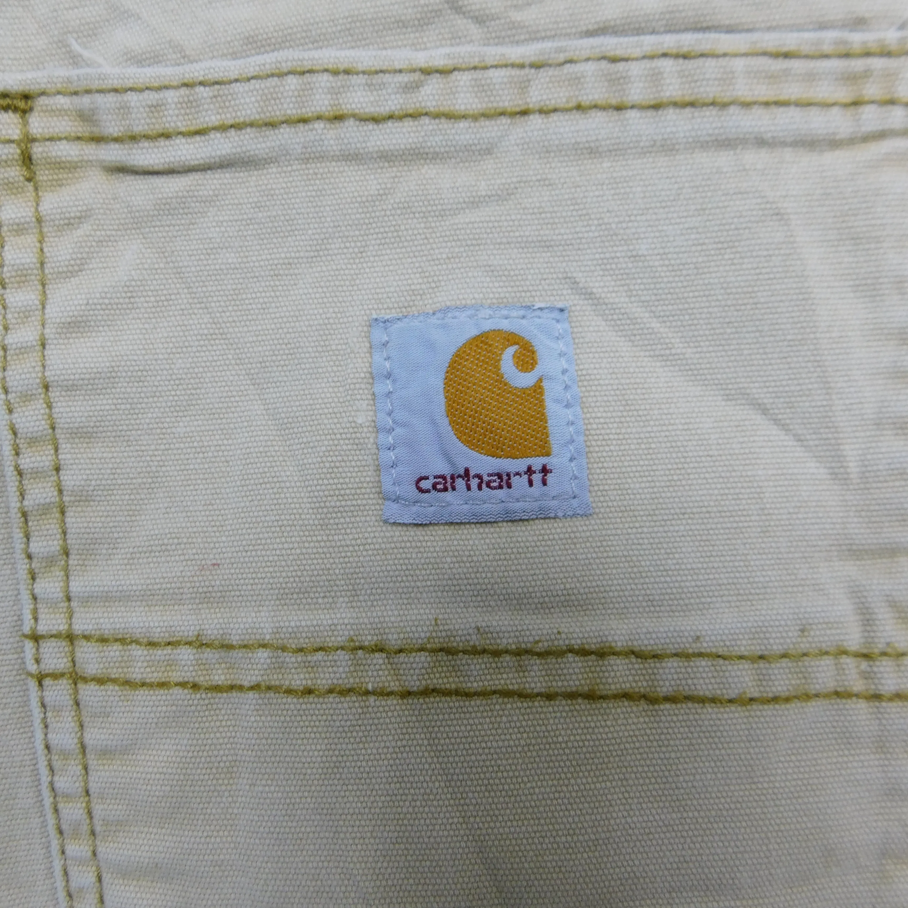 Carhartt Relaxed Fit Beige Work Trousers