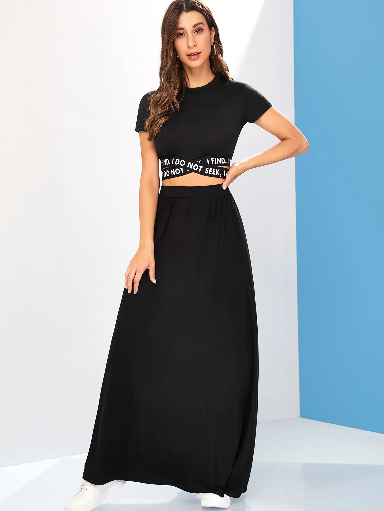 Casual Plain Natural Maxi Women Skirt