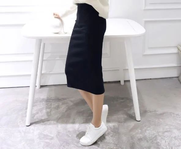 Casual Slim Hip Skirt