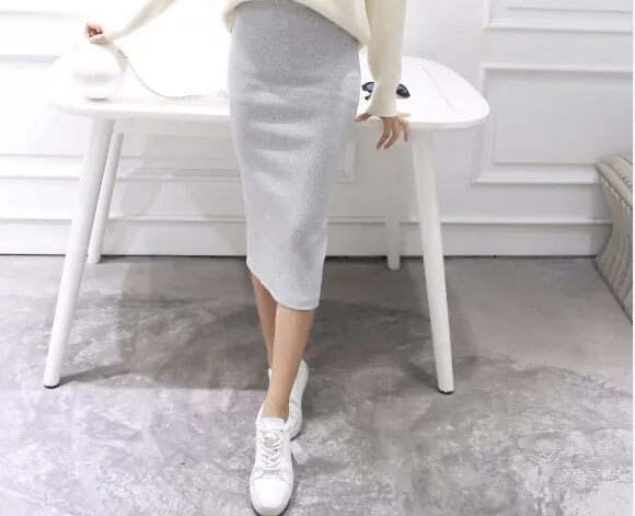 Casual Slim Hip Skirt