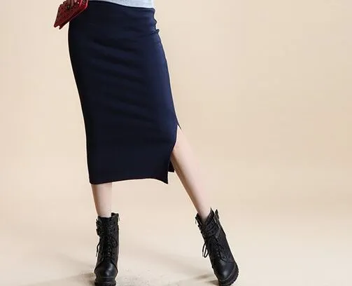 Casual Slim Hip Skirt