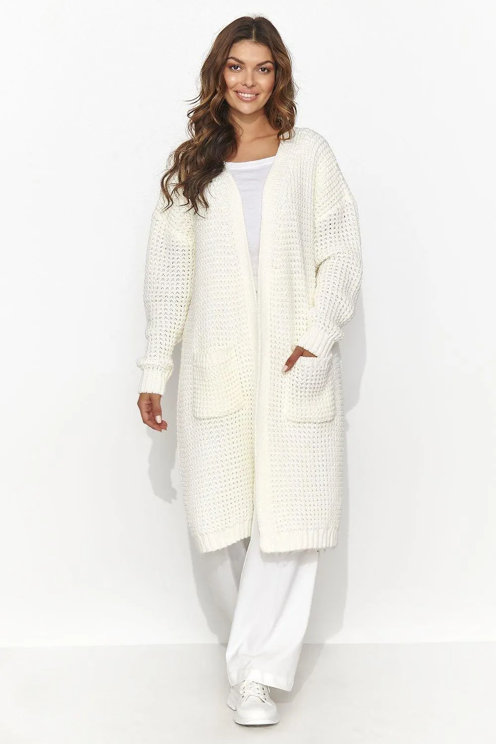 Chic Longline Women's Knit Cardigan