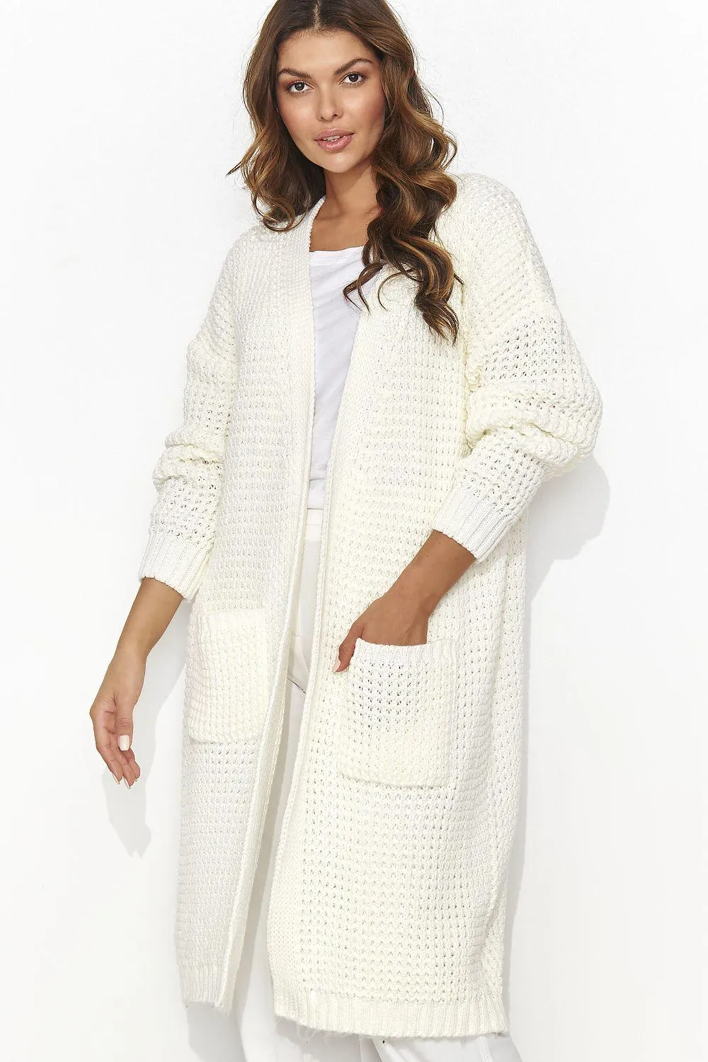 Chic Longline Women's Knit Cardigan