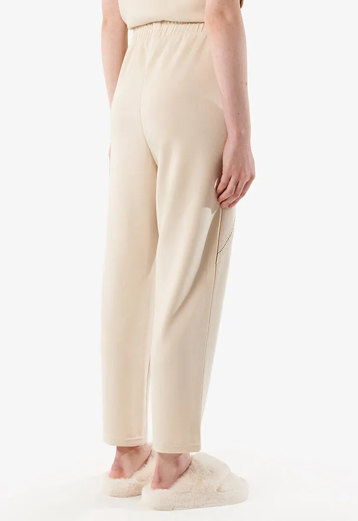 Choice Elasticated Waist Trousers Stone