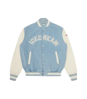 DENIM BLOUSON - LIGHT BLUE