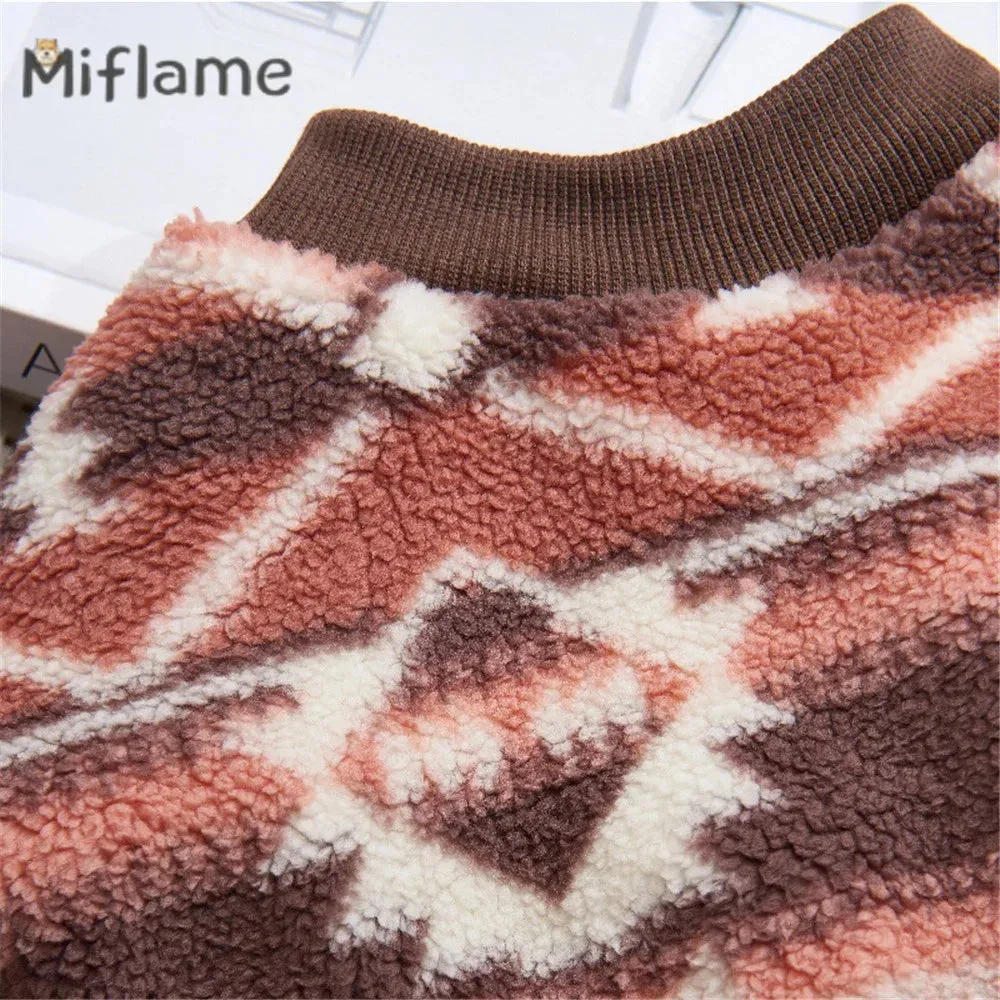 Flannel Pullover Sweater For Small Pet Puppy Kitty