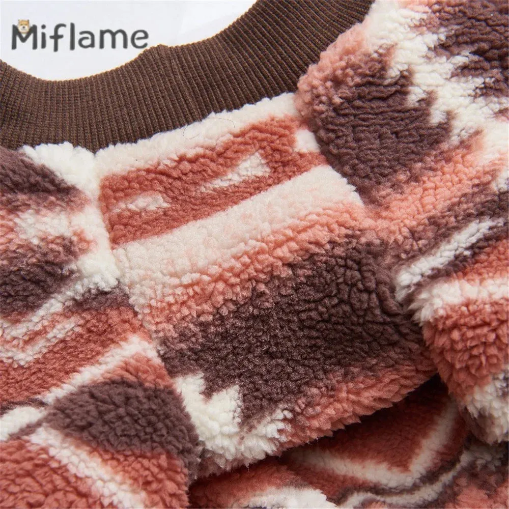 Flannel Pullover Sweater For Small Pet Puppy Kitty