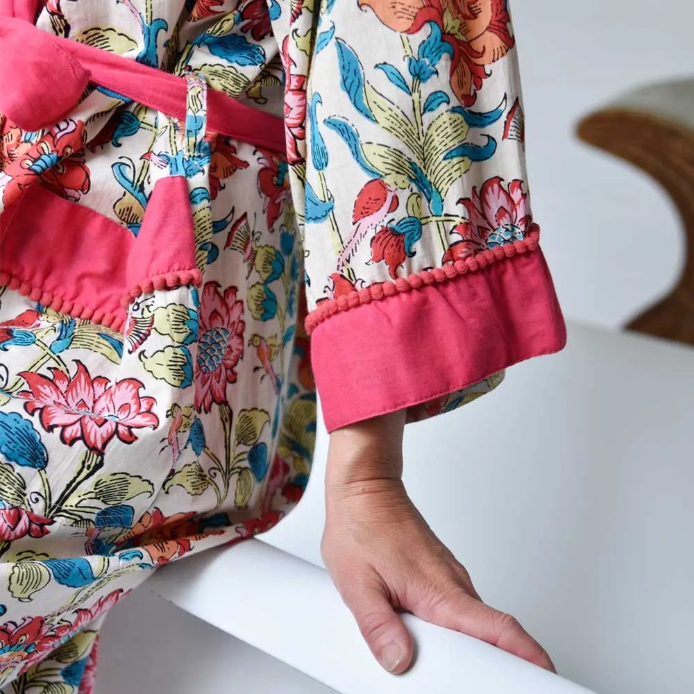 Floral Garden Dressing Gown