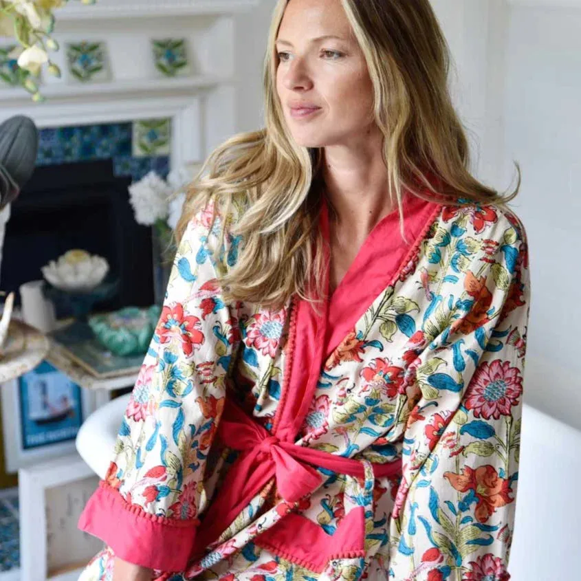 Floral Garden Dressing Gown