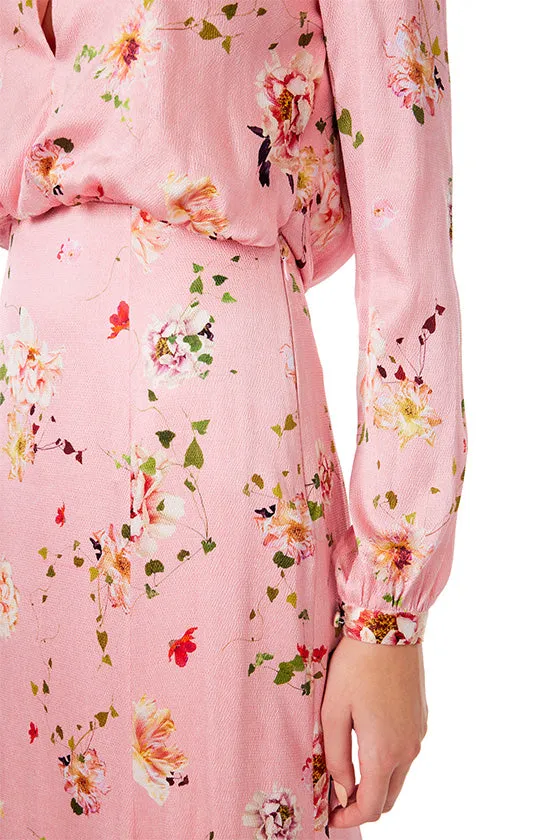 Floral Long Sleeve Gown