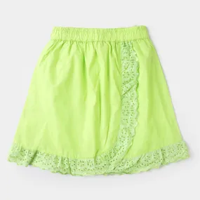 Girls Skirt Woven Tulip - Sharp Green