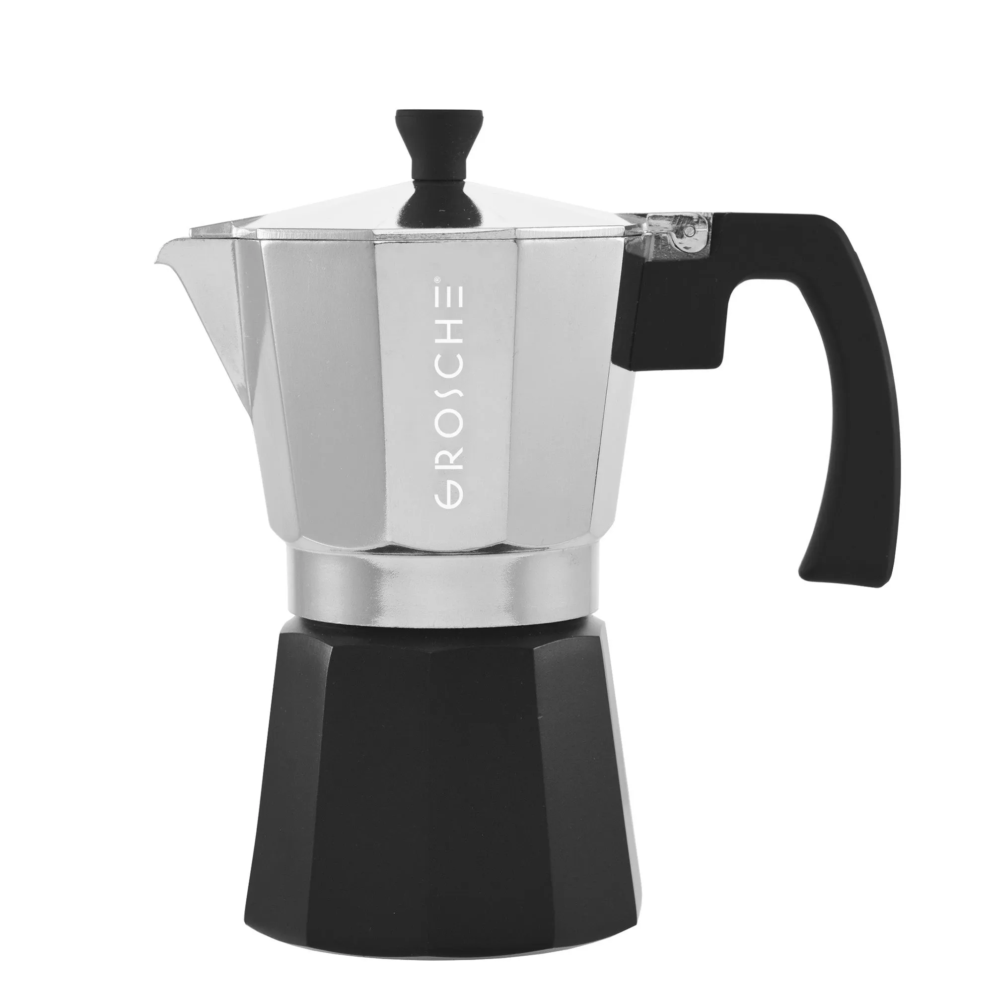 GROSCHE MILANO Stovetop Espresso Maker - Tuxedo, Multiple Sizes - Pack of 4