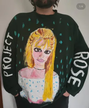 Hand-painted Britney Project Rose SWEATSHiRT by RMO Portraits