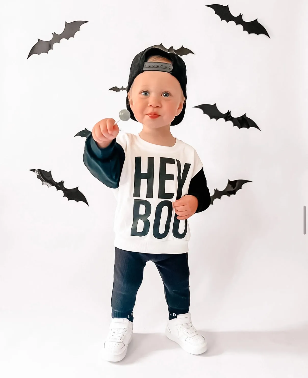 Hey Boo Colorblock Sweatshirt