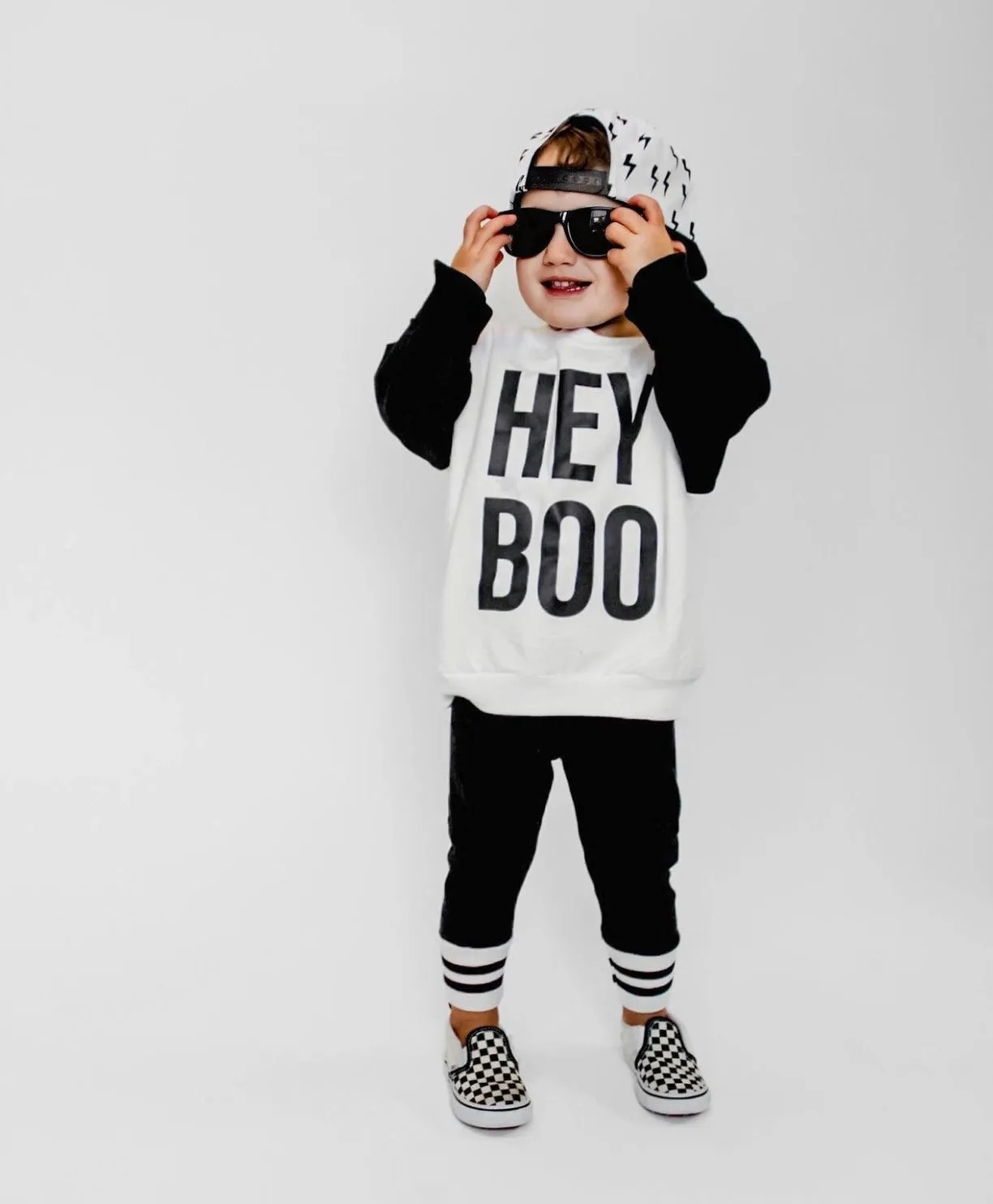 Hey Boo Colorblock Sweatshirt