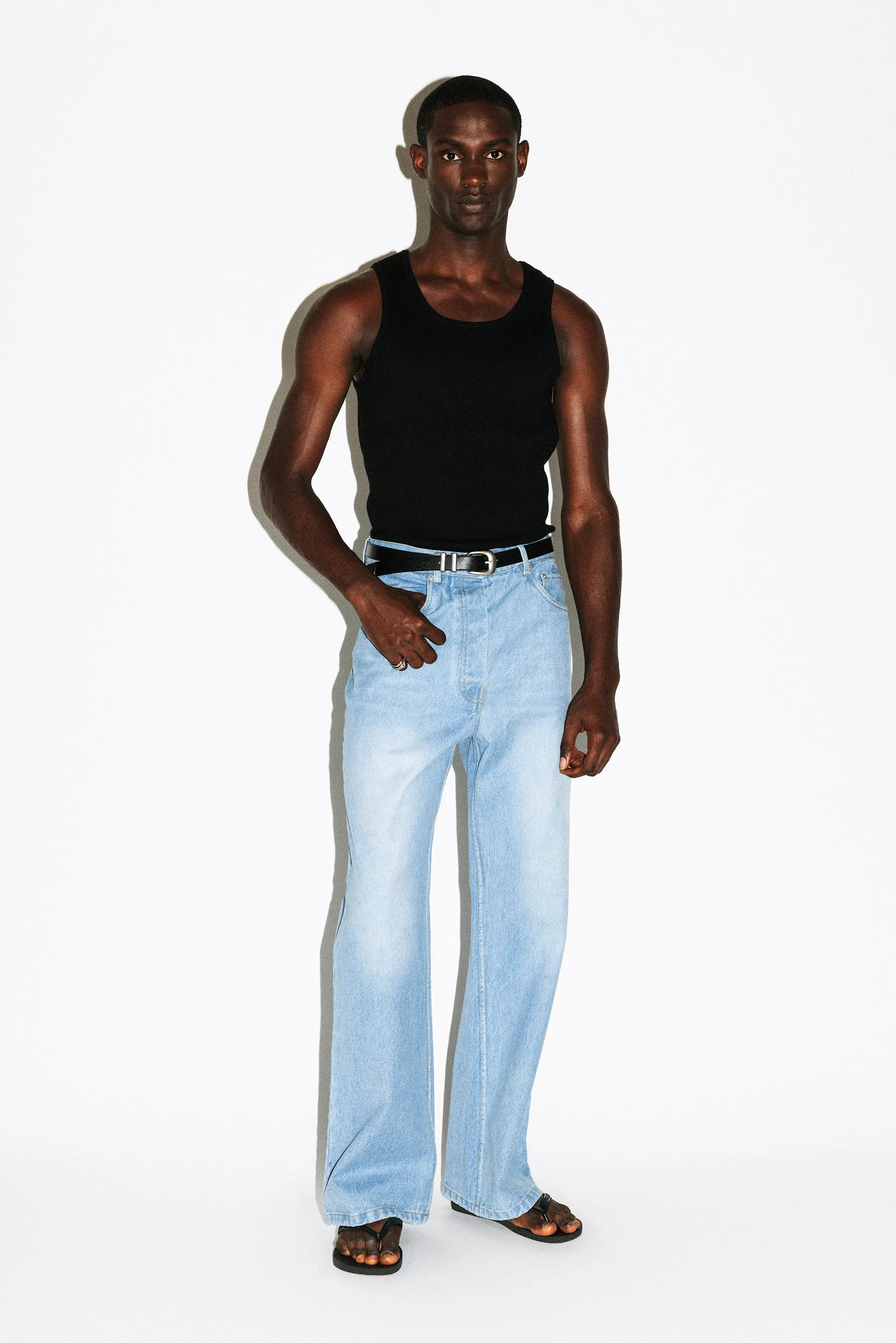 Hollyridge Relaxed Bootcut Jeans  |  Rinse