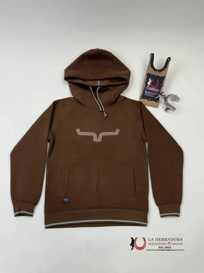 KIMES RANCH TWO SCOOPS BROWN HOODIE MEN