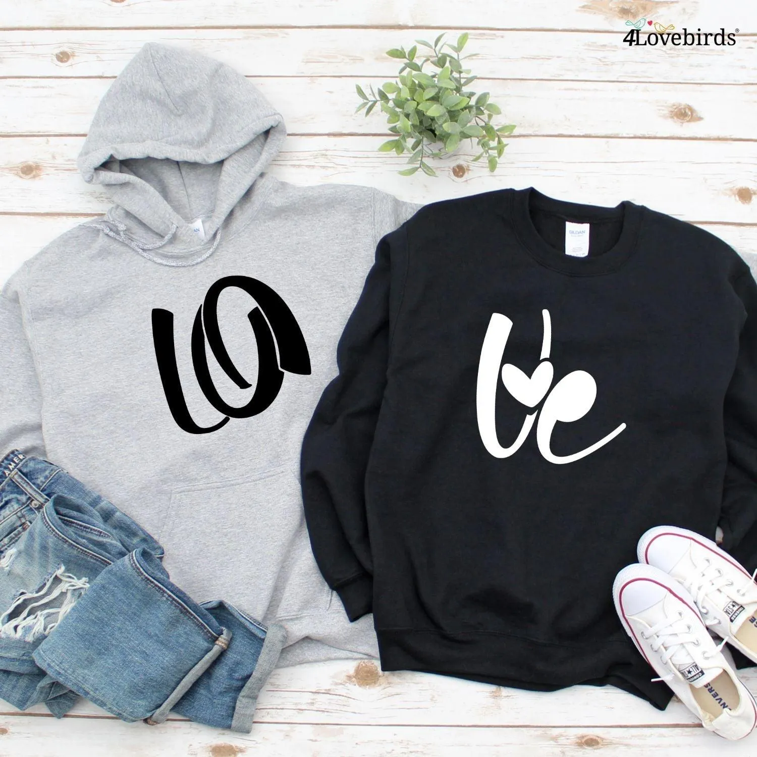 LO & VE Matching Set: His & Hers Outfit for Couples to Share Love