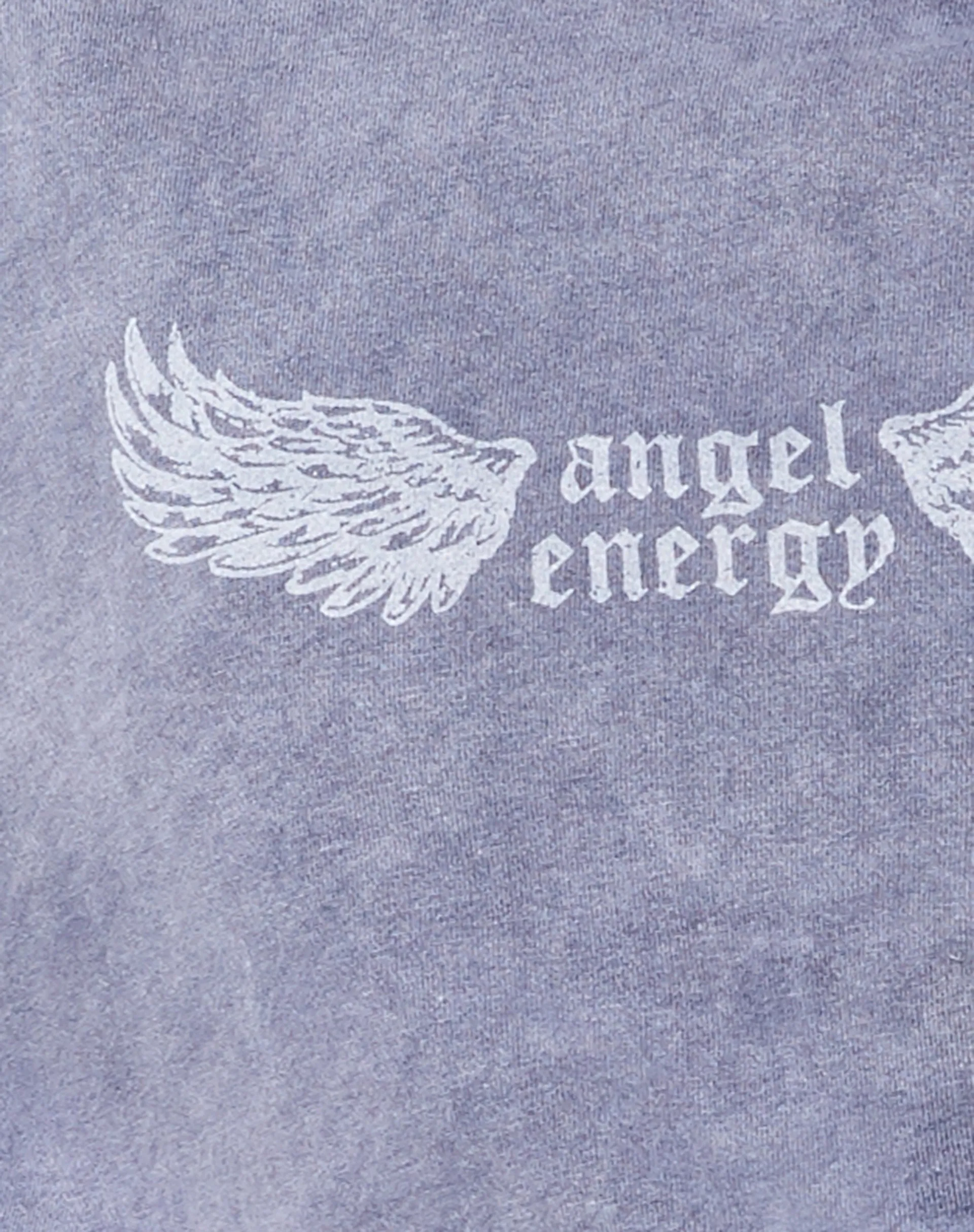 Niyo Sweatshirt in Charcoal Wash "Angel Energy" Wings