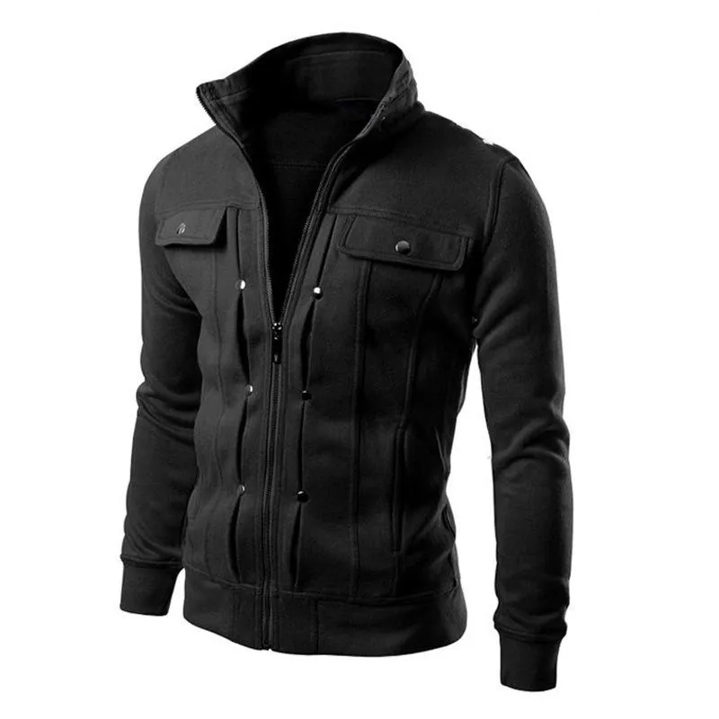 Outdoor Casual Men Popular Trendy Zipper Cardigan Multicolor Choose From Jacket