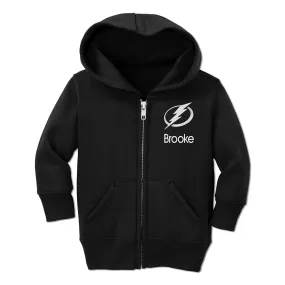 Personalized Tampa Bay Lightning Toddler Full-Zip Hooded Sweatshirt