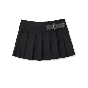 Prada - Women’s Pleated Mini Skirt - (Black)