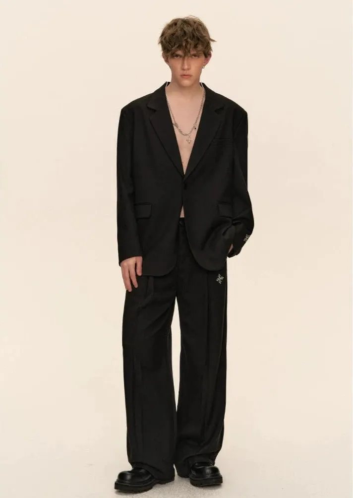 Relaxed Fit Tailored Trousers