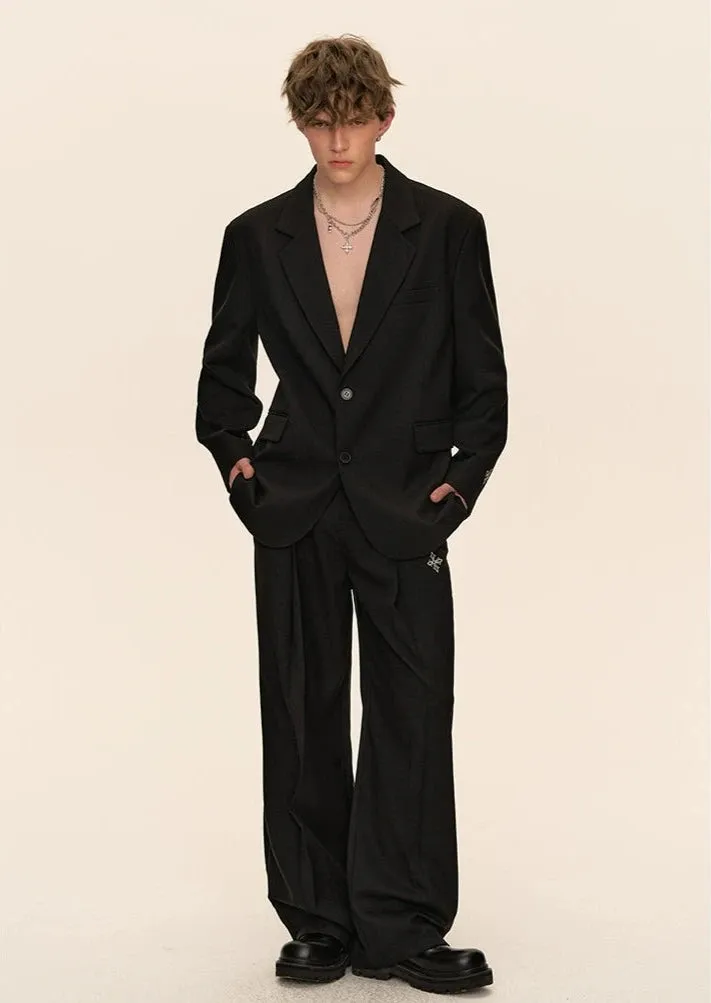 Relaxed Fit Tailored Trousers