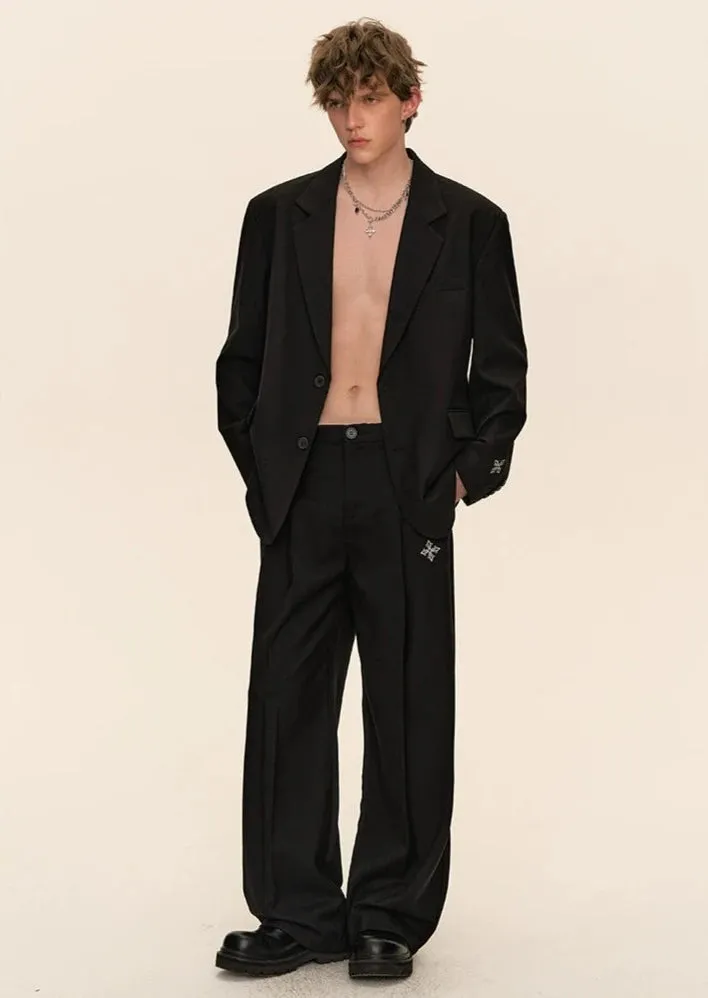 Relaxed Fit Tailored Trousers