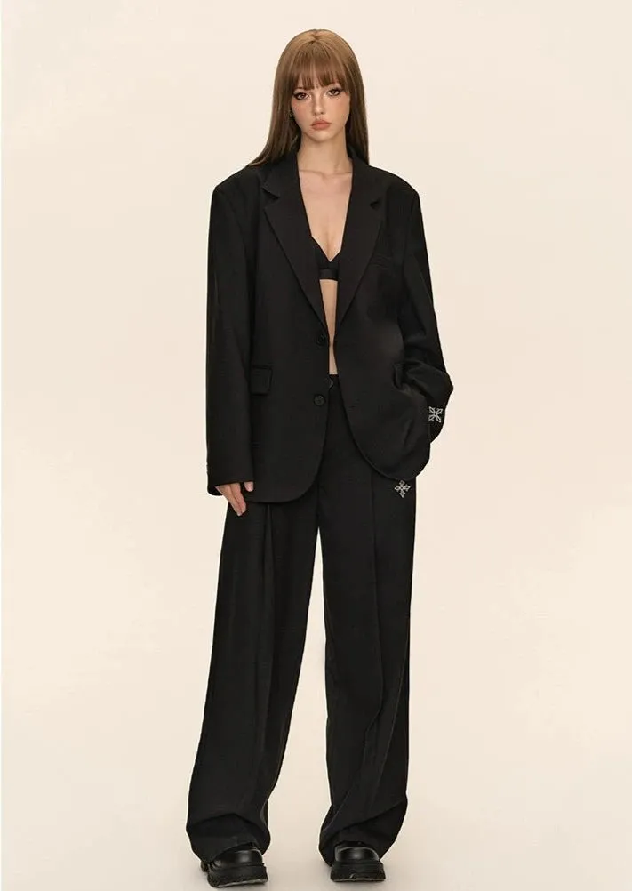 Relaxed Fit Tailored Trousers