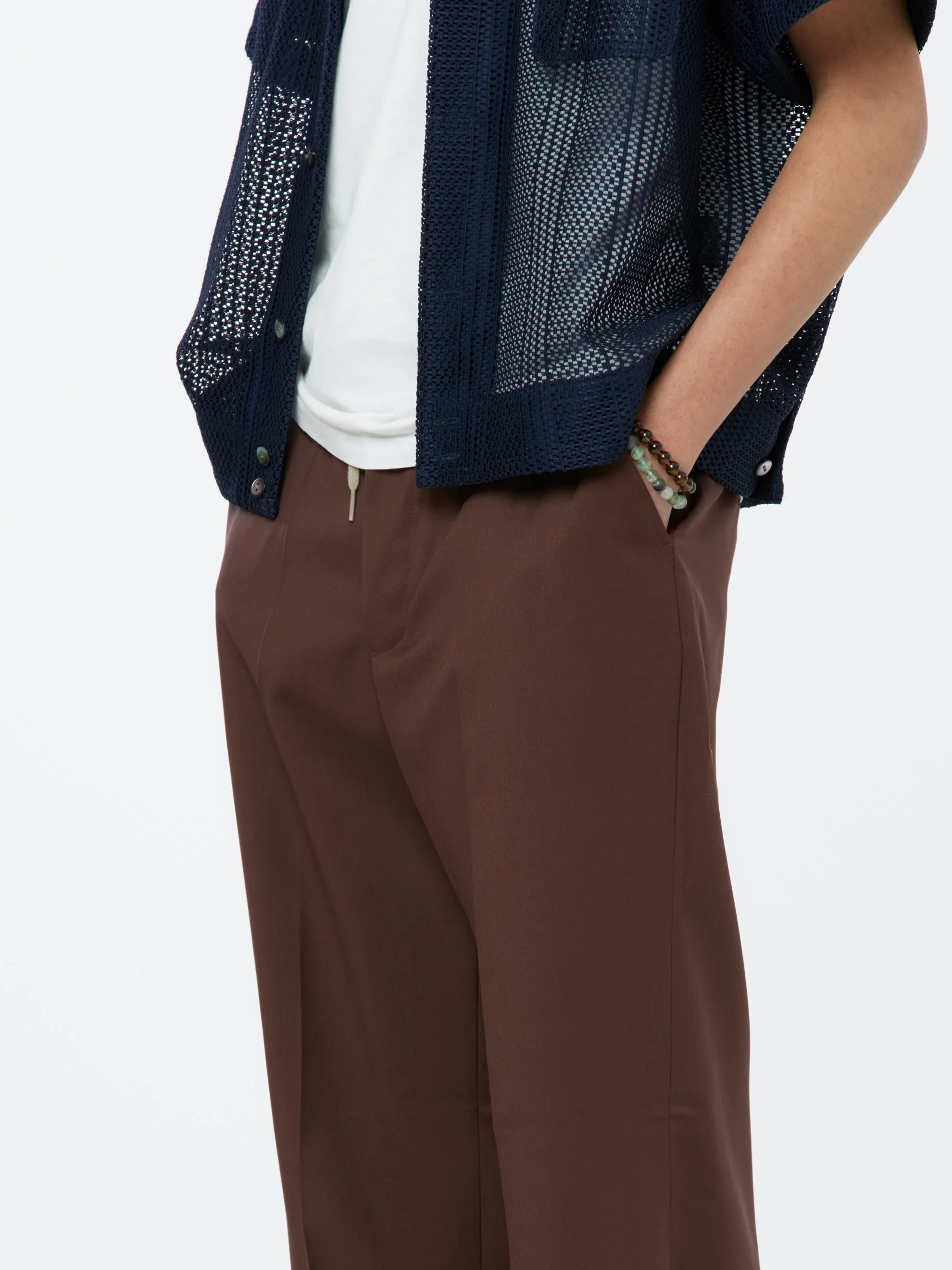 Relaxed Primo Trousers (Brown)