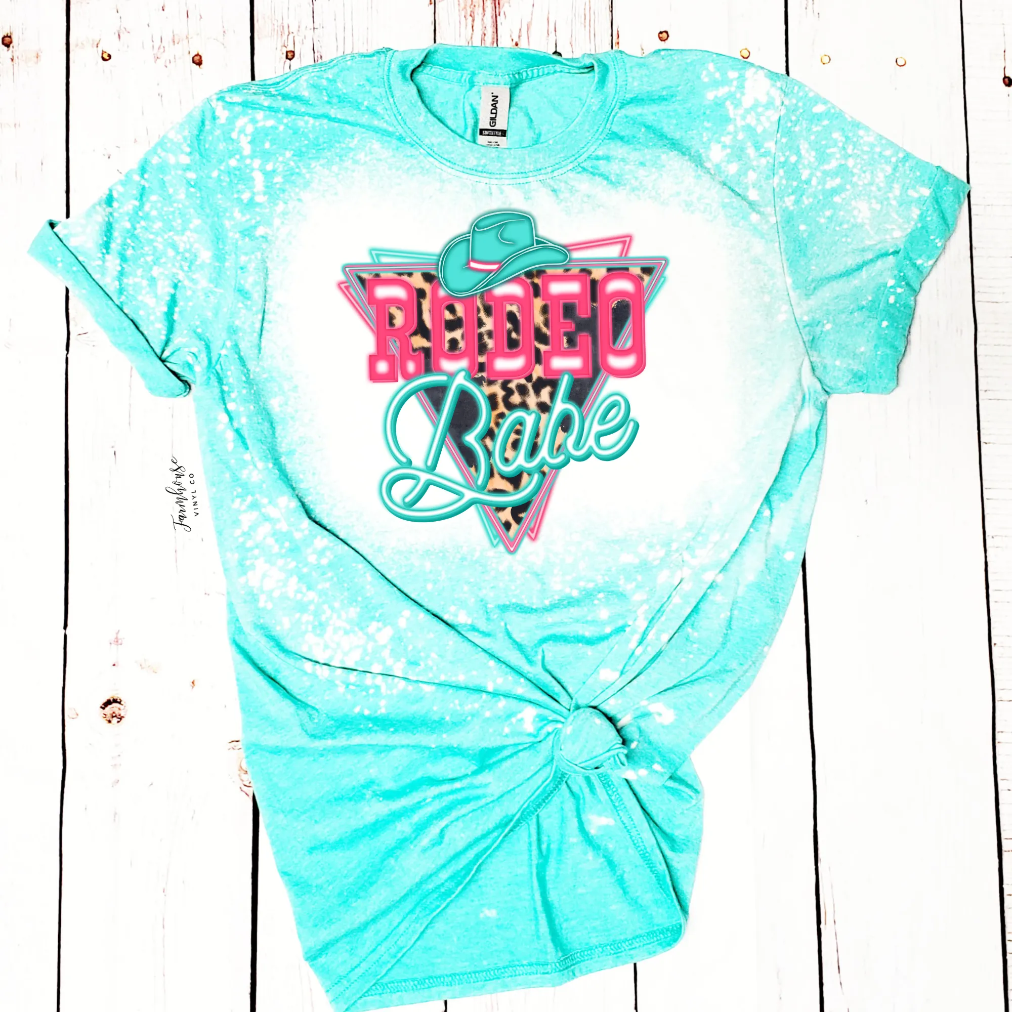 Rodeo Babe Bleached Shirt