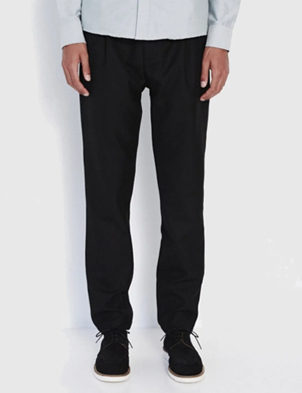 Soulland Pino Drawstring Trousers - Black