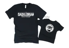 Star Wars Dadalorian and The Child Shirt Set