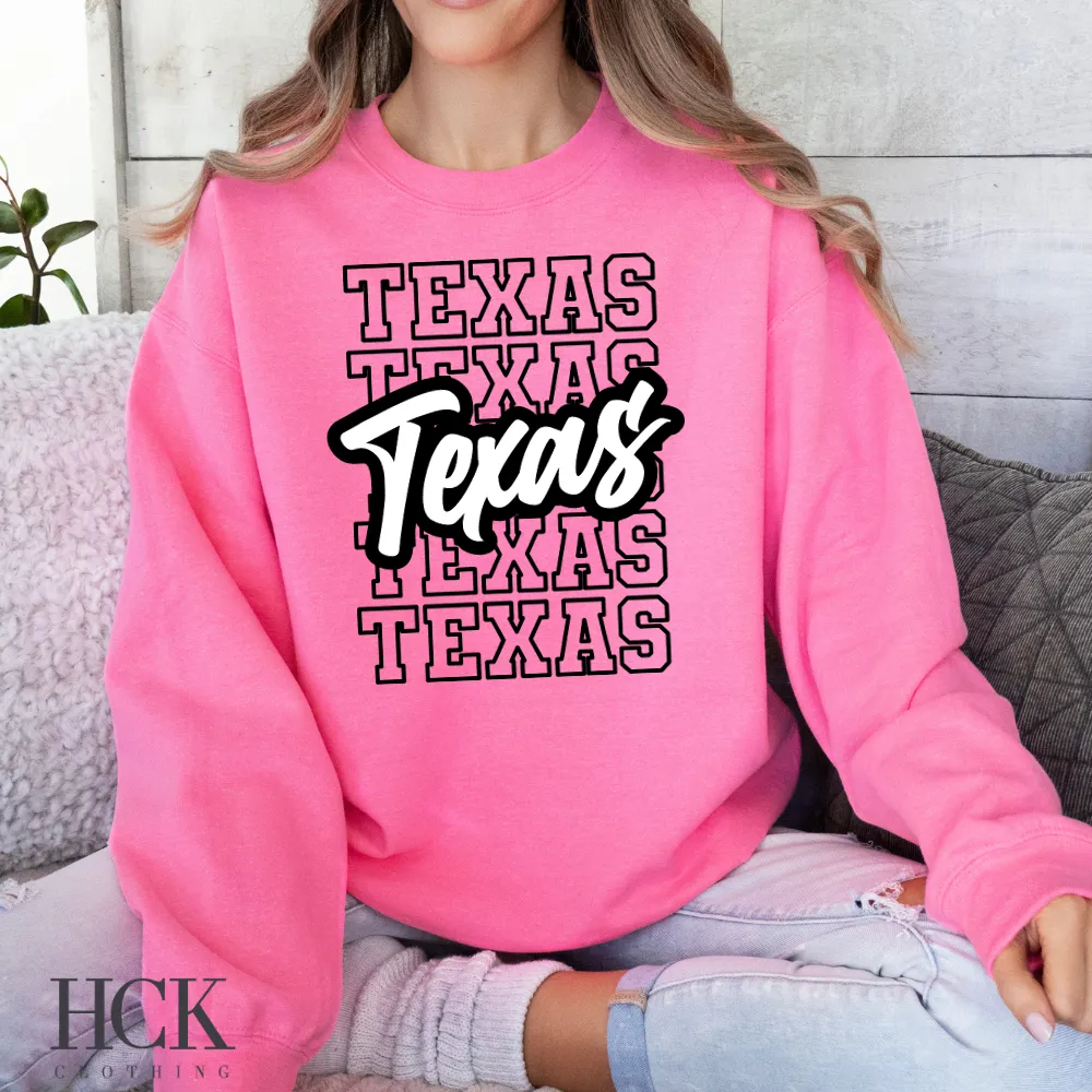 State X4 Crewneck Sweatshirt- 5 COLORS- ALL STATES