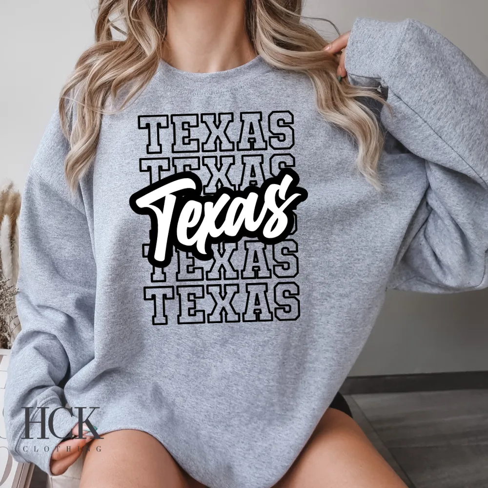 State X4 Crewneck Sweatshirt- 5 COLORS- ALL STATES