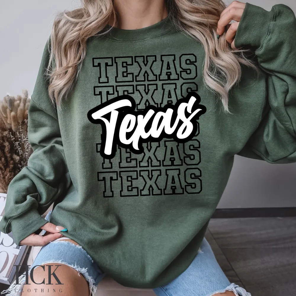 State X4 Crewneck Sweatshirt- 5 COLORS- ALL STATES