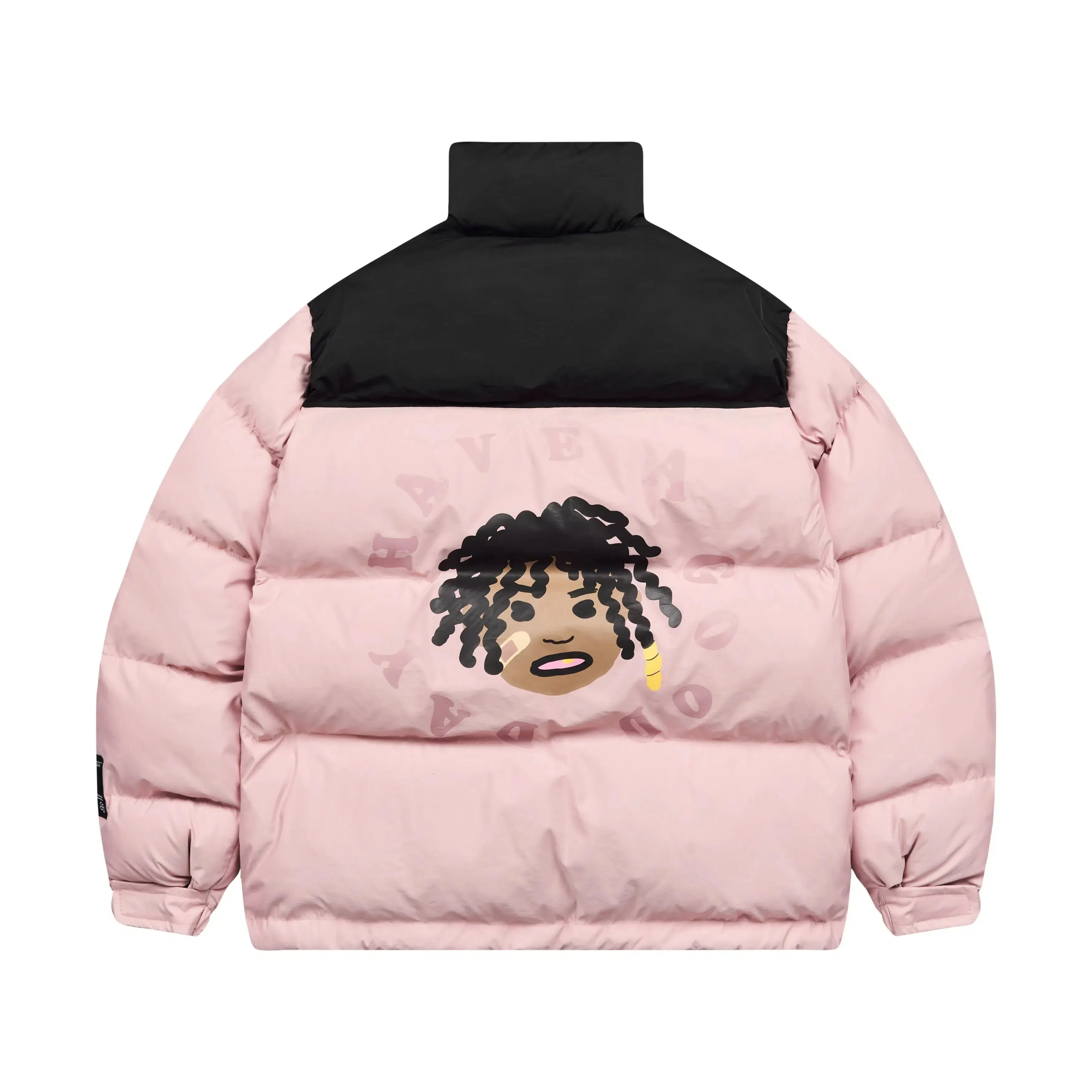 Stylish Cartoon Graphic Down Jacket