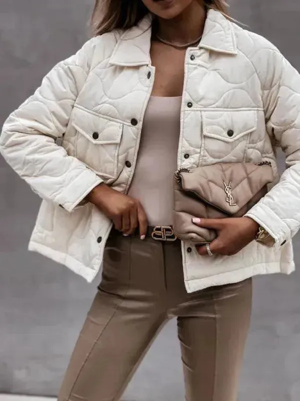 Stylish Loose Buttoned Women Jacket