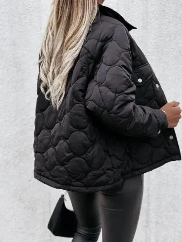 Stylish Loose Buttoned Women Jacket