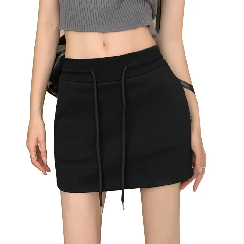 Summer Casual Slim Elastic Waist Breathable Mini Skirt