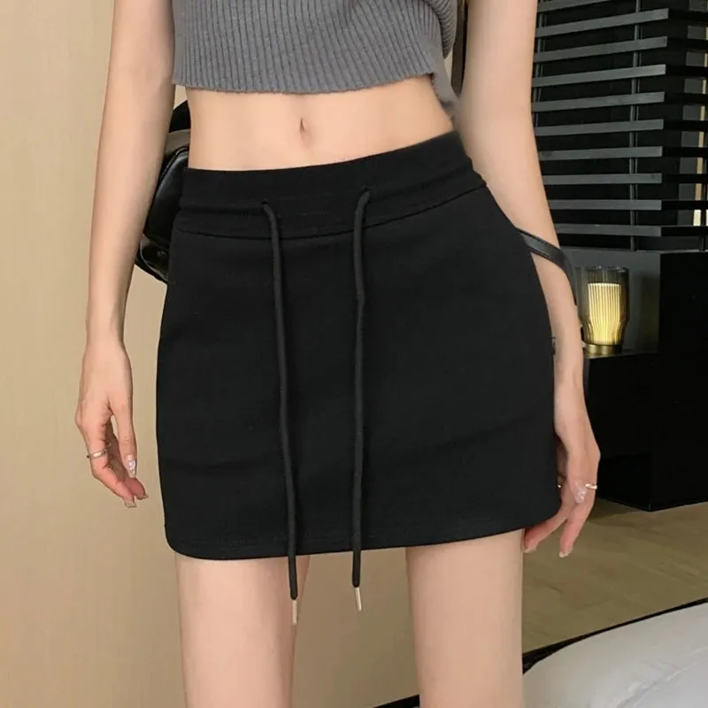 Summer Casual Slim Elastic Waist Breathable Mini Skirt