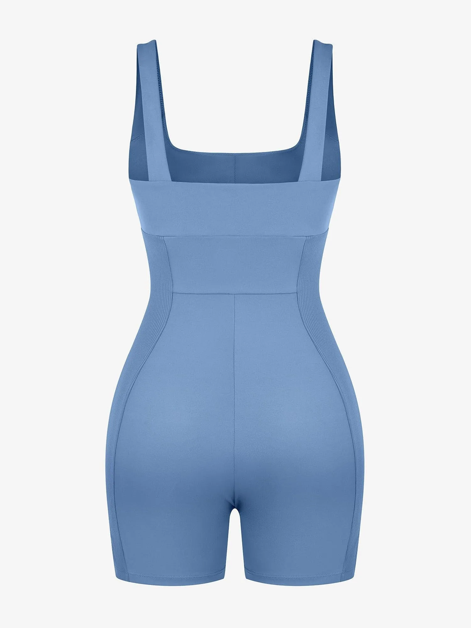 The Shapewear Romper Square Neck Patchwork For Insiders