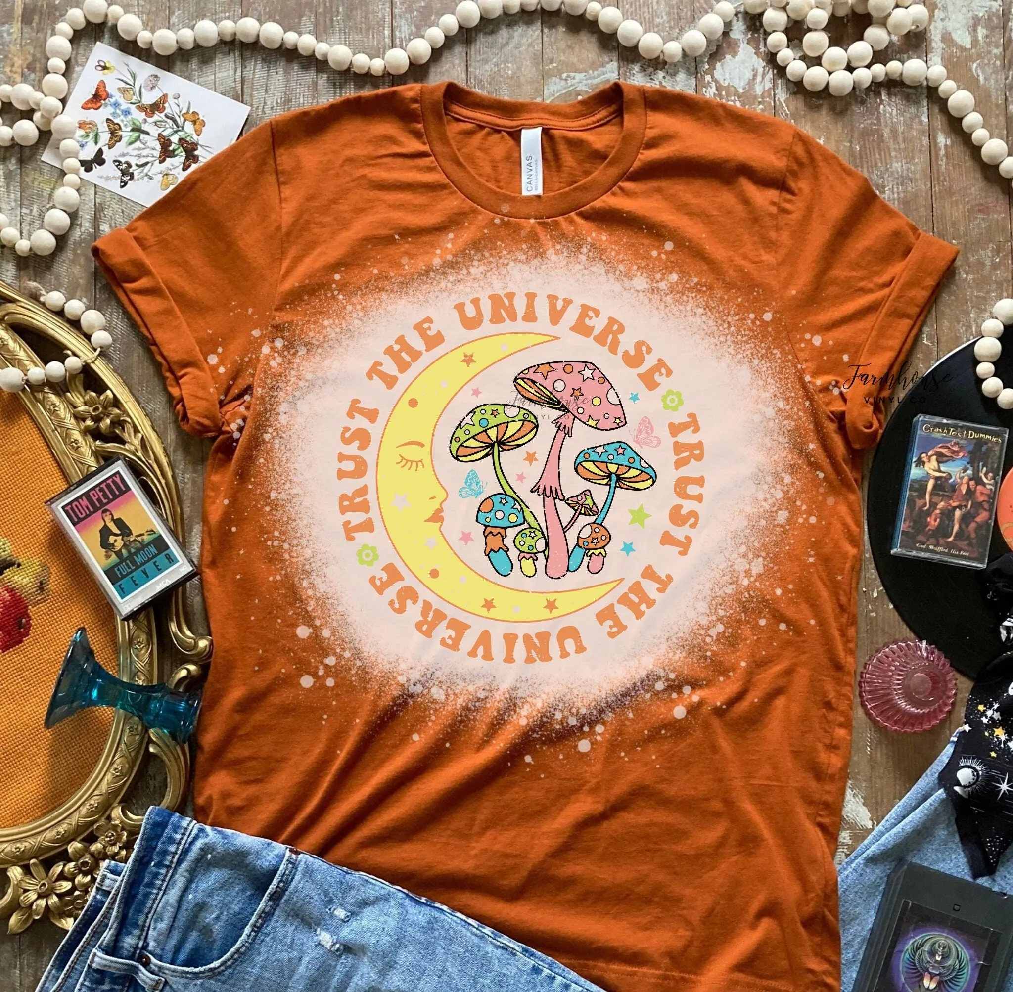 Trust the Universe Moon BOHO Shirt