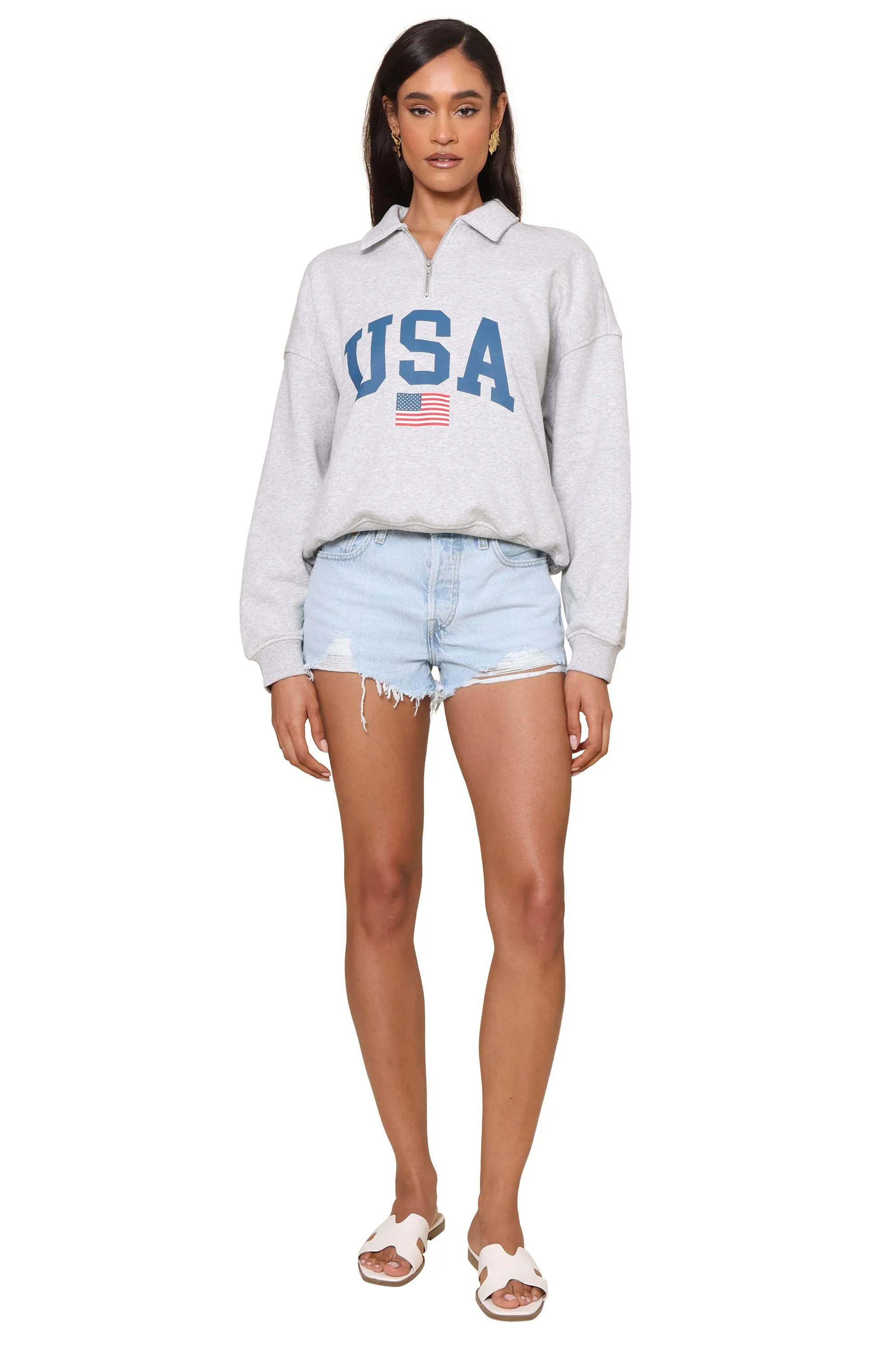 USA Graphic Quarter Zip