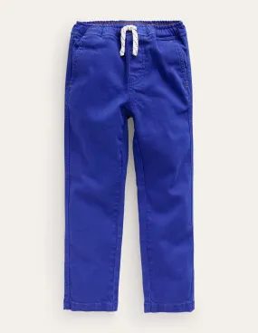 Washed Relaxed Slim Pull-On-Bluing